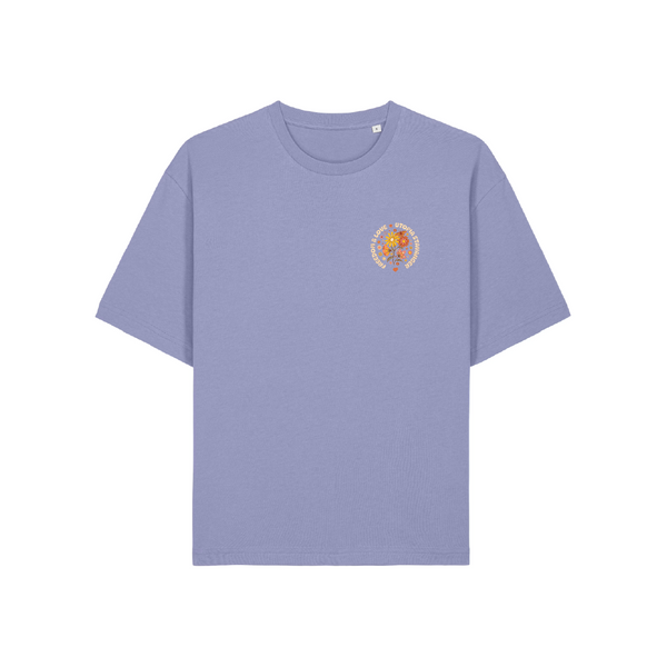 Freedom & Love // Utopia Stavanger 2025 // 70s relaxed t-skjorte