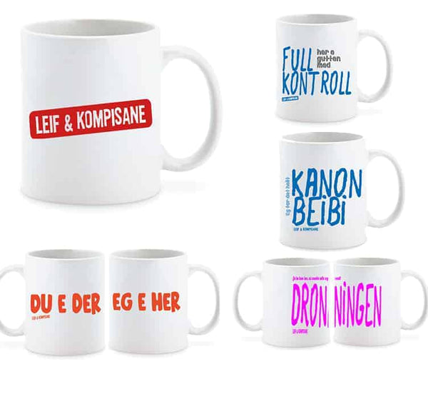 Leif & Kompisane // Kaffekrus // Sett